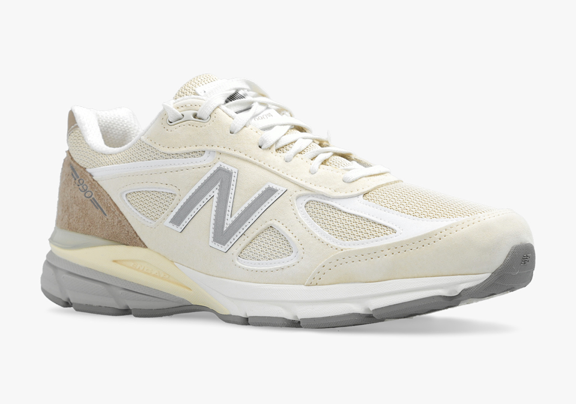 New Balance 990v4 Made In Usa Cream White U990te4 6