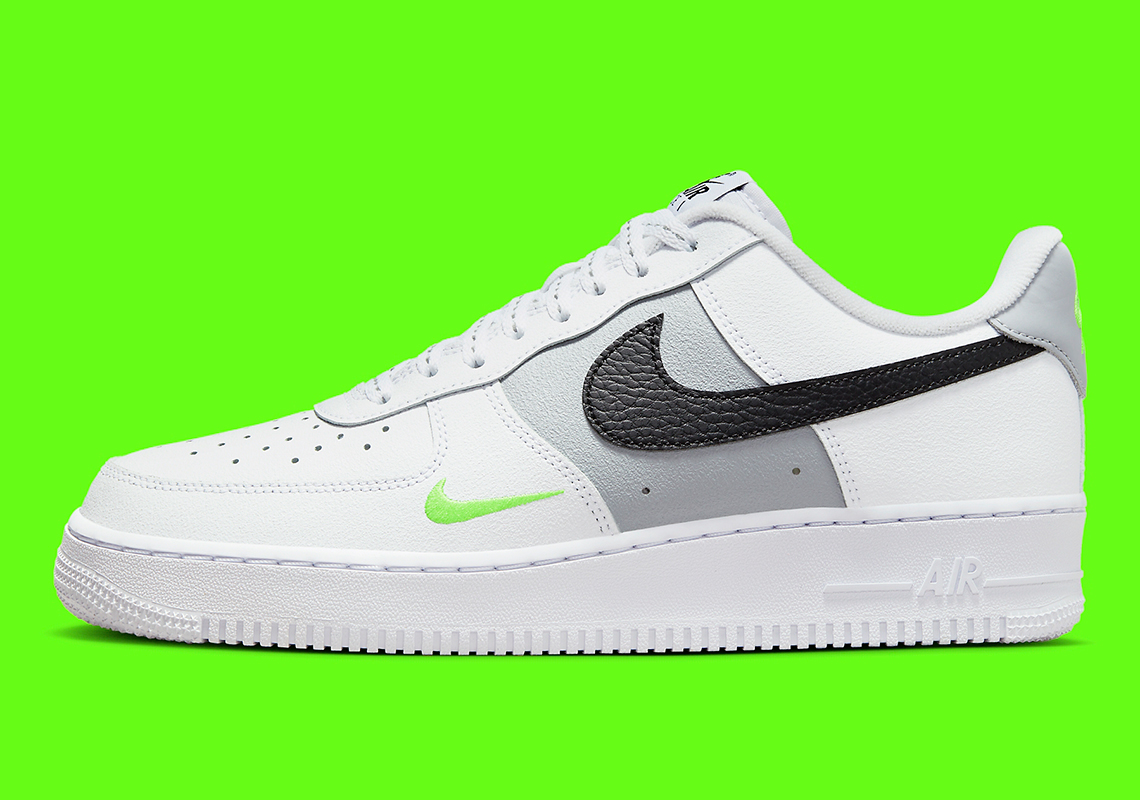 Nike Air Force 1 Low White Black Volt Fq2204 100 3