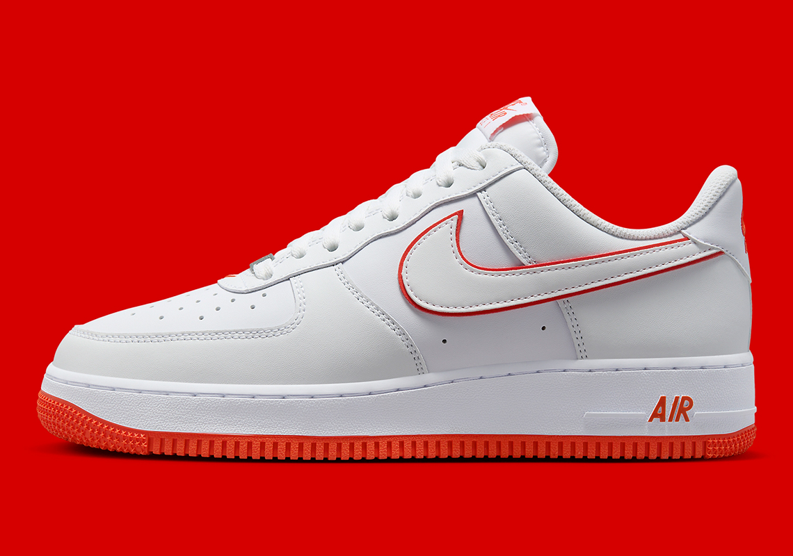 Nike Air Force 1 Low White Red Dv0788 102 2