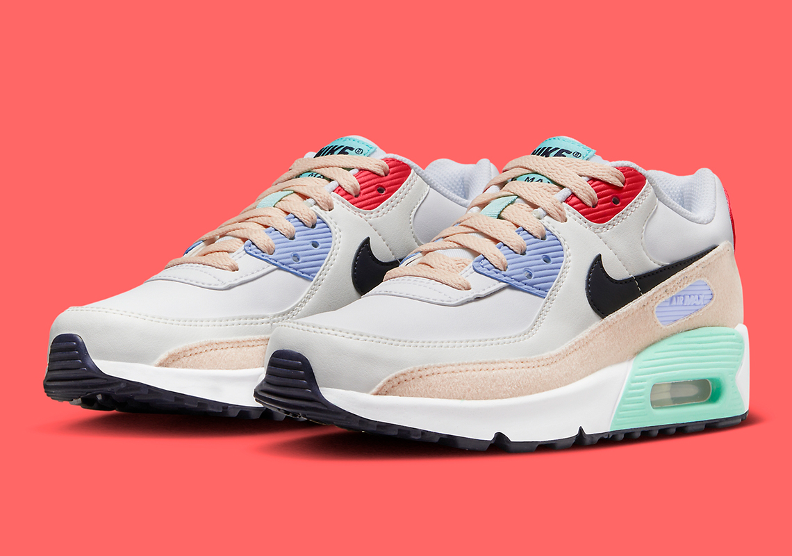 Nike Air Max 90 Gs Patches Dz2888 100 3