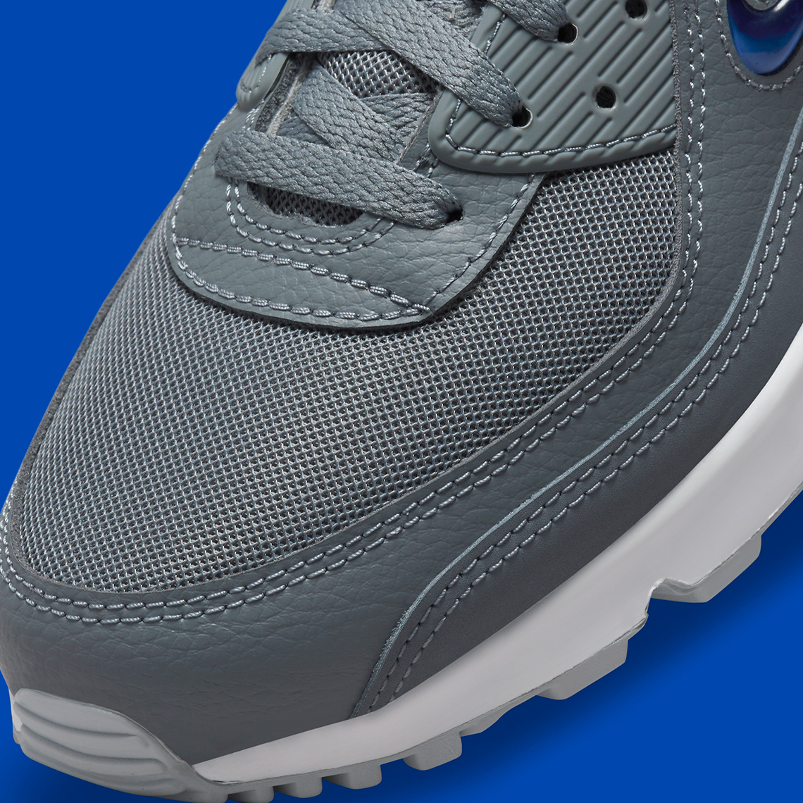 Nike Air Max 90 Jewel Grey Royal Blue Fn8005 001 5
