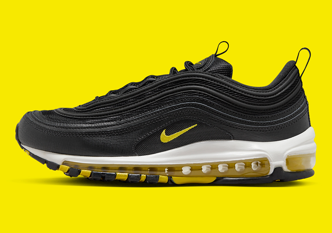 Nike Air Max 97 Black Yellow Fq2442 001 2