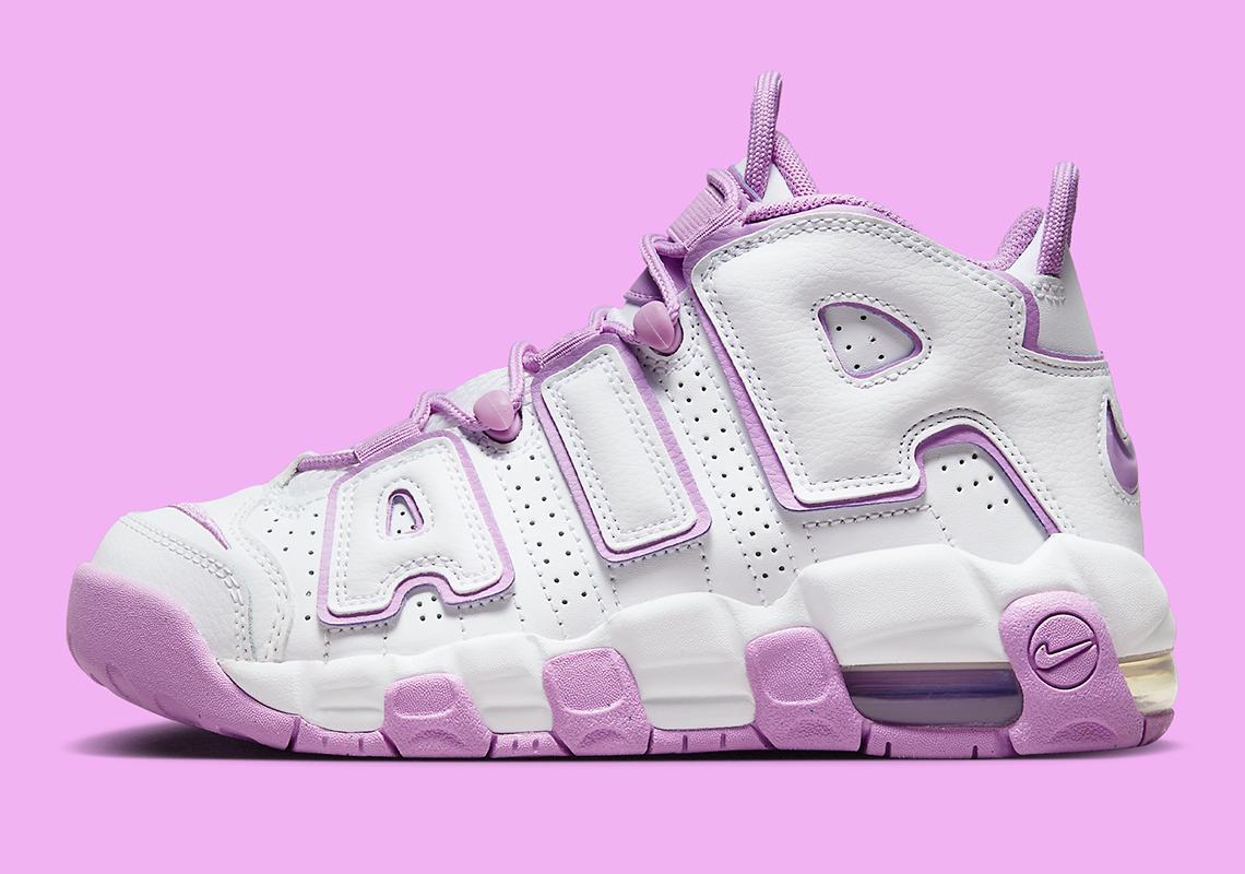 Nike Air More Uptempo Gs White Purple Fn6976 100 3