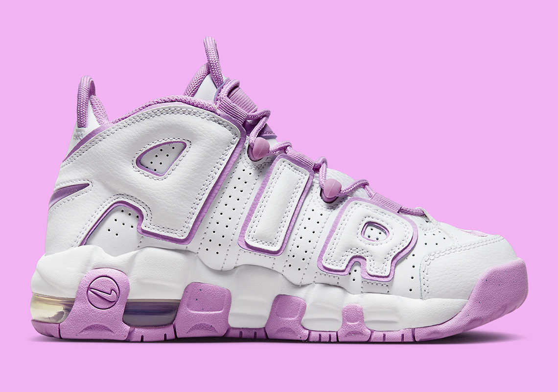 Nike Air More Uptempo Gs White Purple Fn6976 100 5