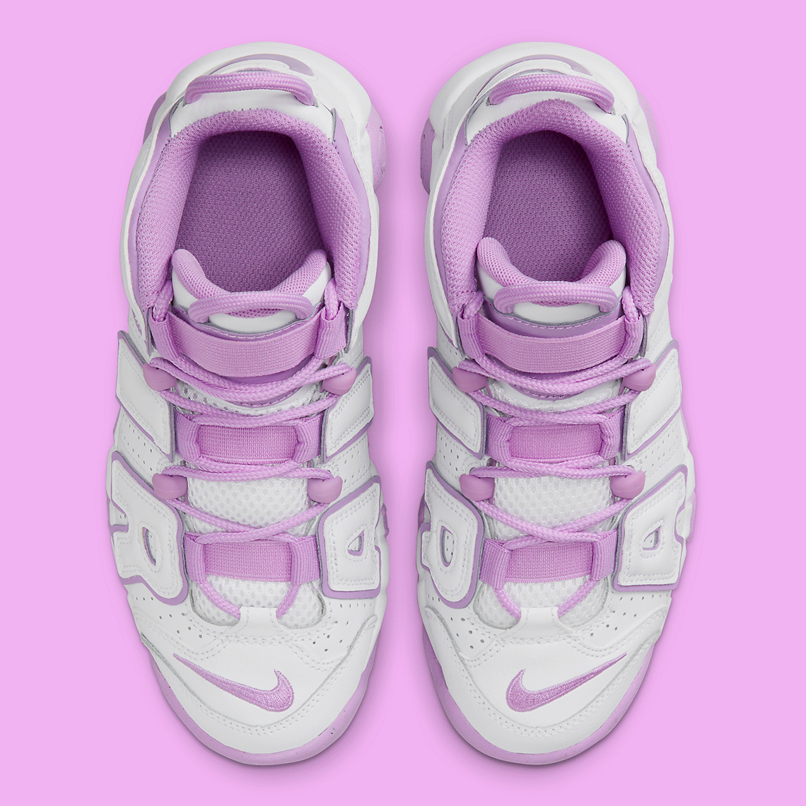 Nike Air More Uptempo Gs White Purple Fn6976 100 8