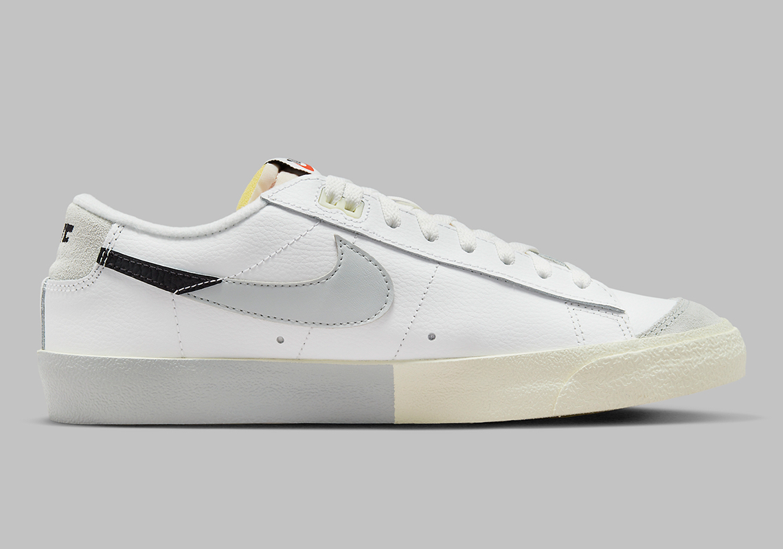 Nike Blazer Low 77 Split White Black Grey Dz2544 100 3