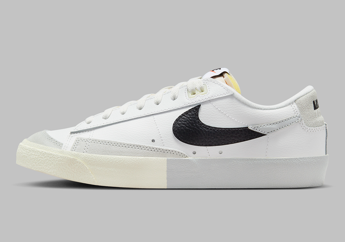 Nike Blazer Low 77 Split White Black Grey Dz2544 100 7