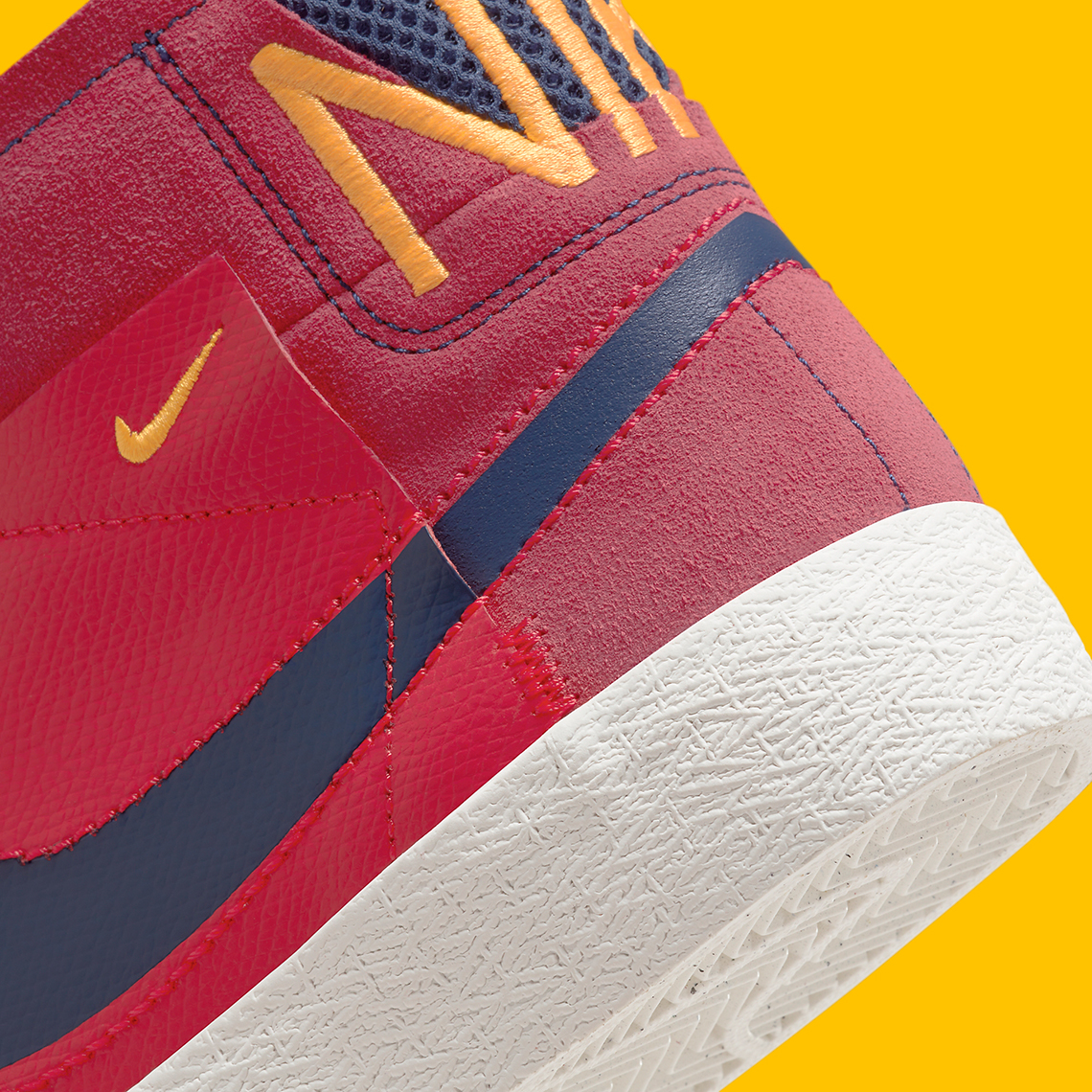 Nike Sb Blazer Mid Navy Red Yellow Fd5113 600 8