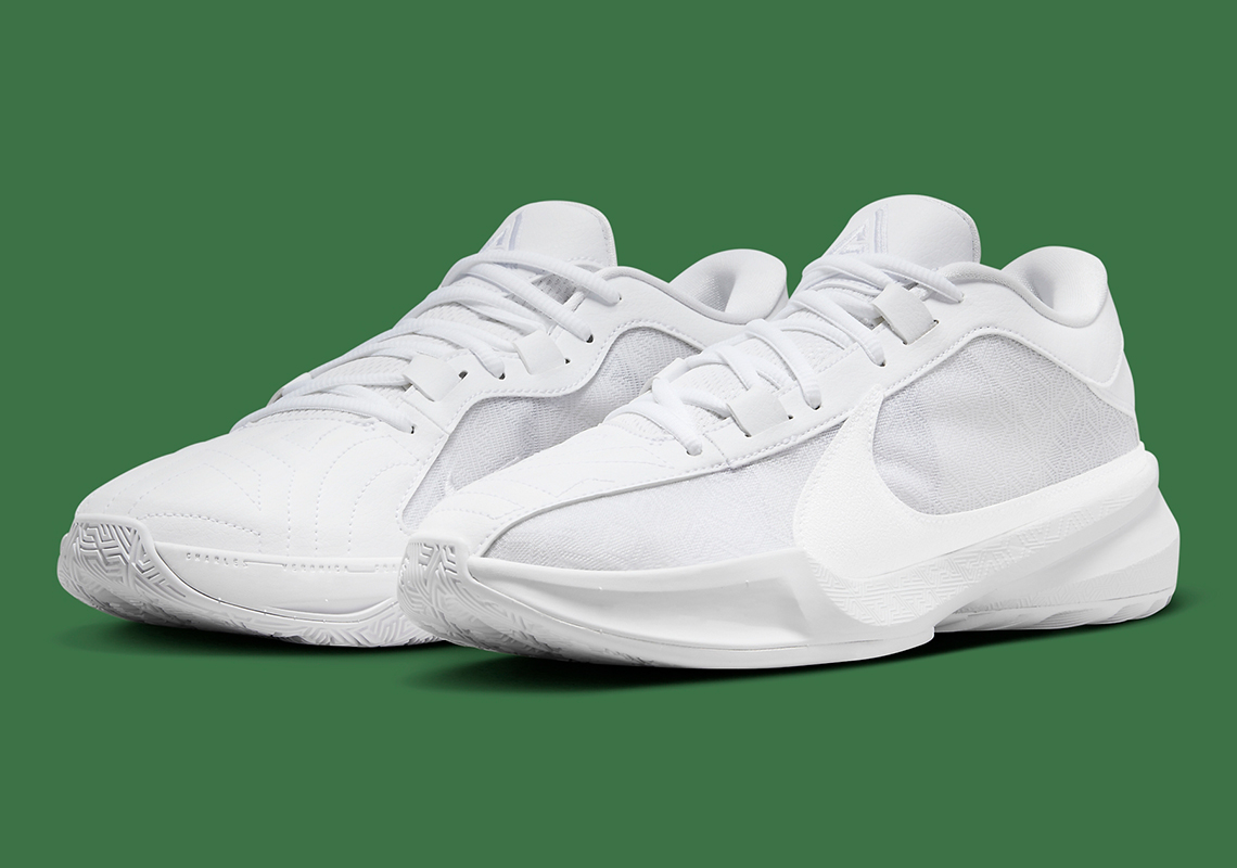 Official Images Of The Nike Zoom Freak 5 "Triple White"