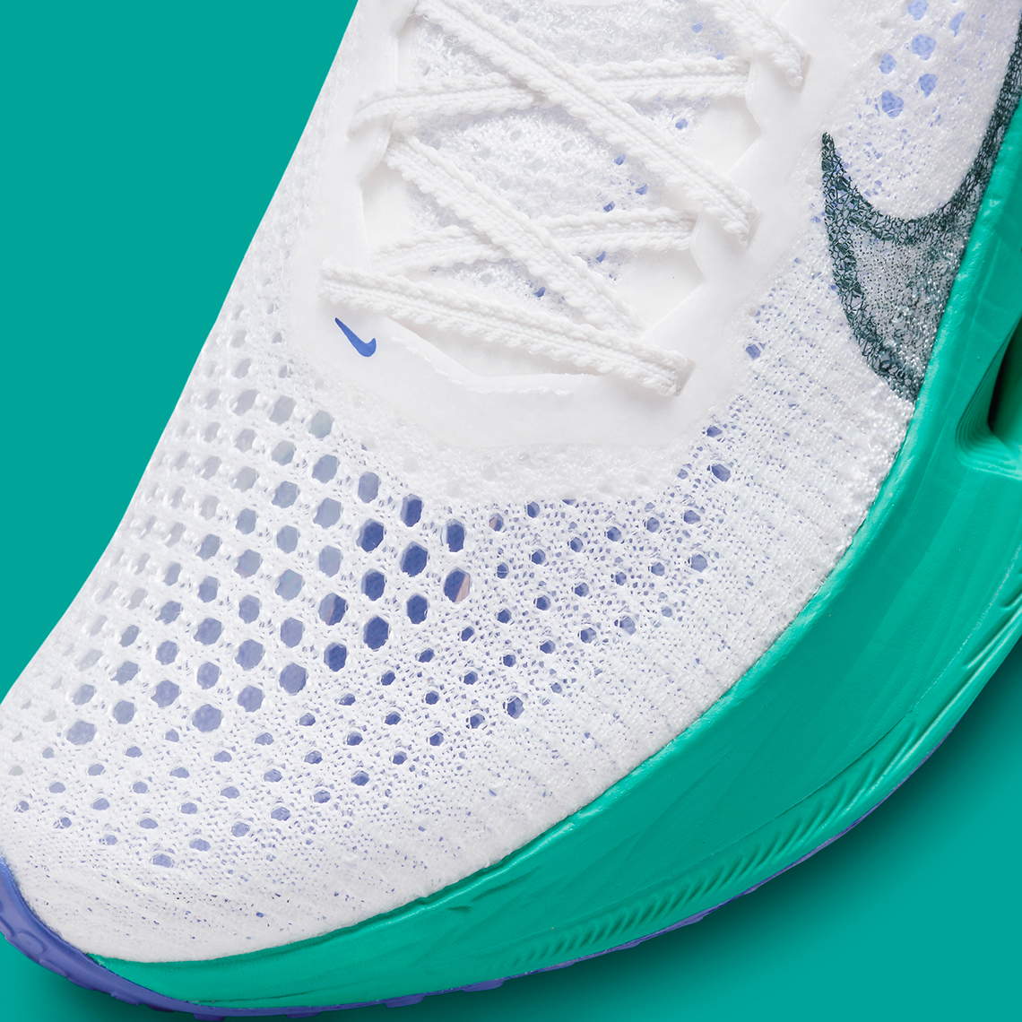 Nike Zoomx Vaporfly 3 White Teal Purple Dv4130 102 9