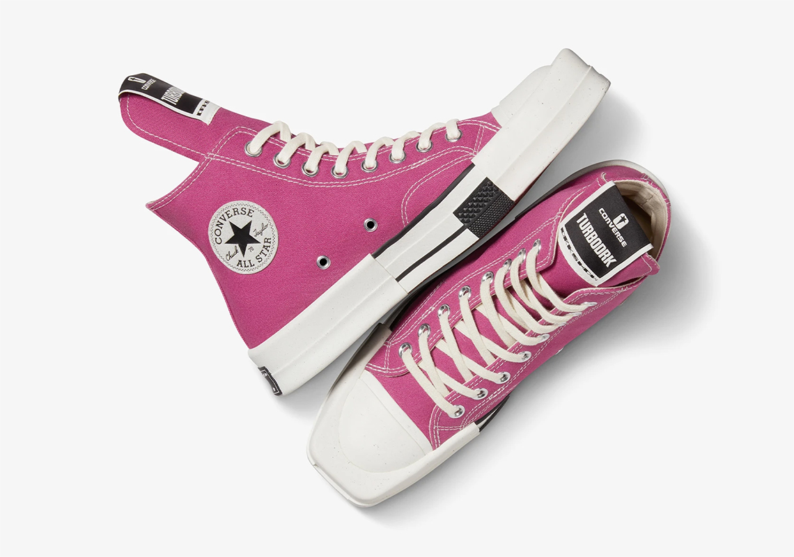 Rick Owens Converse Drkshdw Turbodrk Hot Pink A05685c 1