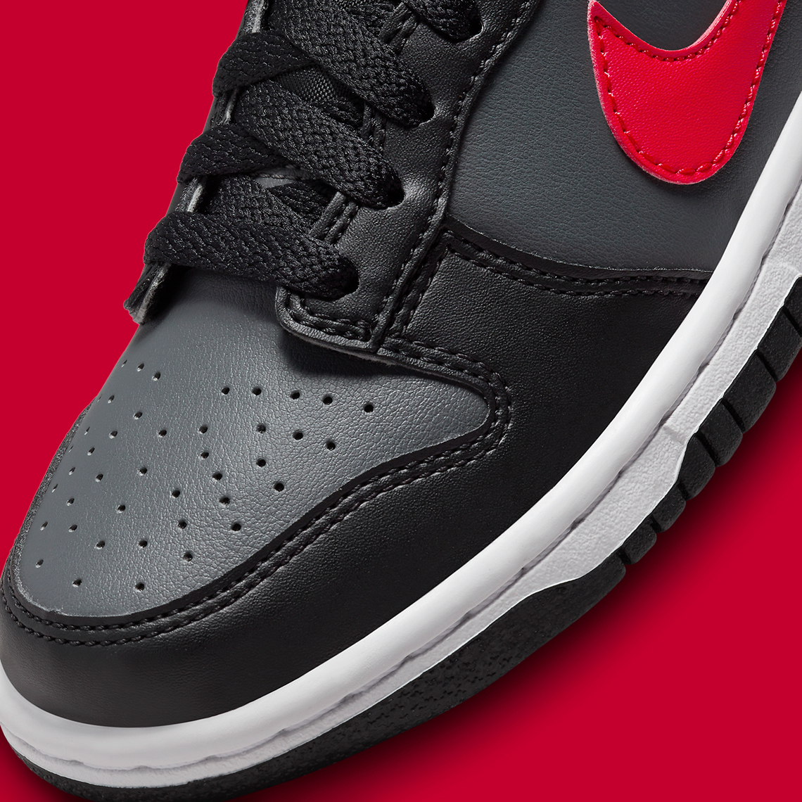 Nike Dunk Low Black Red Blue Fv0373 001 5