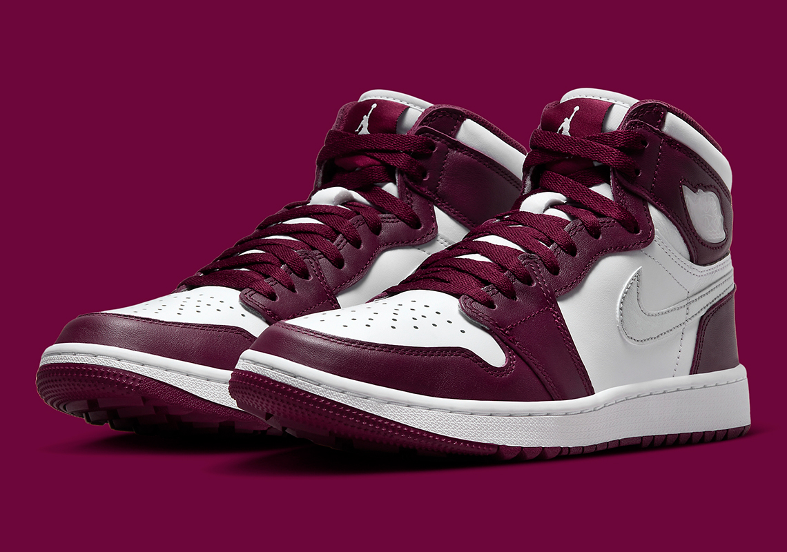 A Familiar "Bordeaux" Tint Returns To The Air Jordan 1 Golf