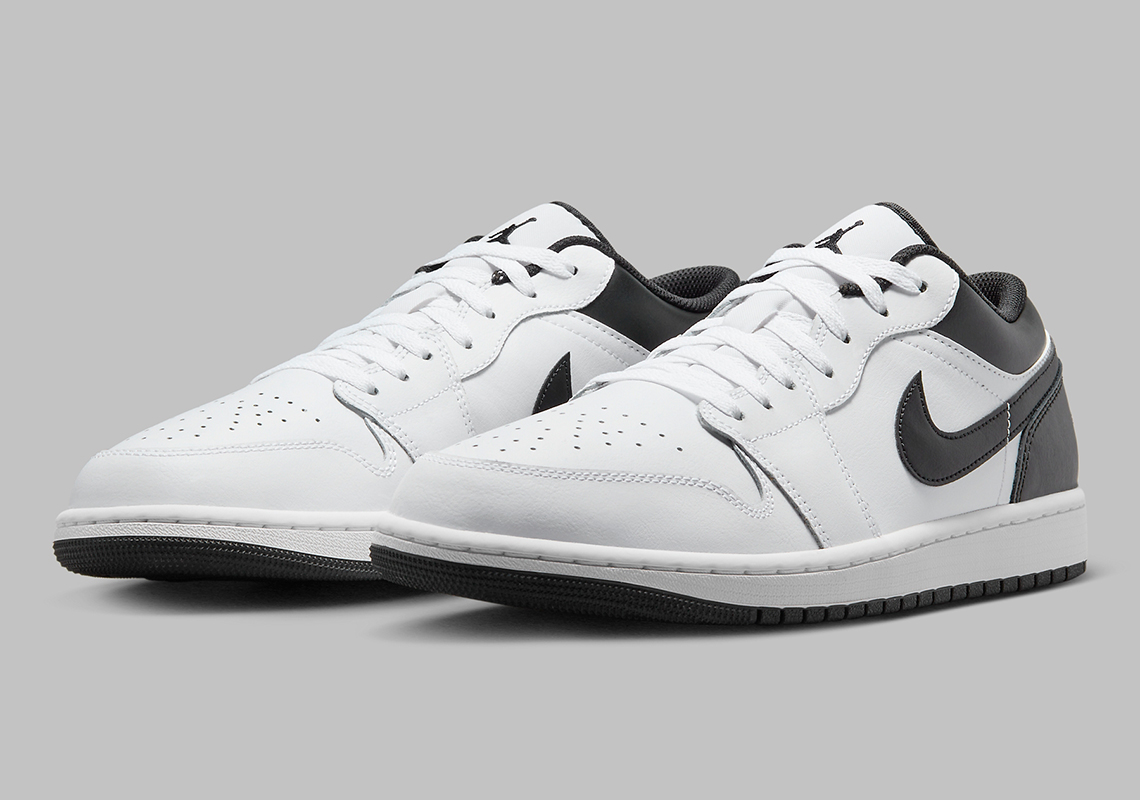 Air Jordan 1 Low White Black 553558 132 1