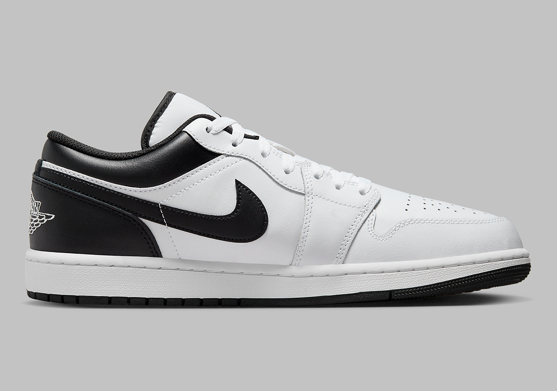 Air Jordan 1 Low White Black 553558 132 2