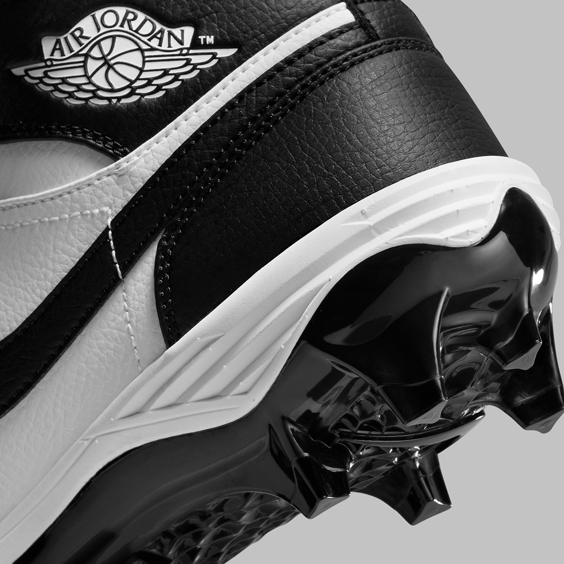 Air Jordan 1 Mid Panda Cleats Fj6805 100 2