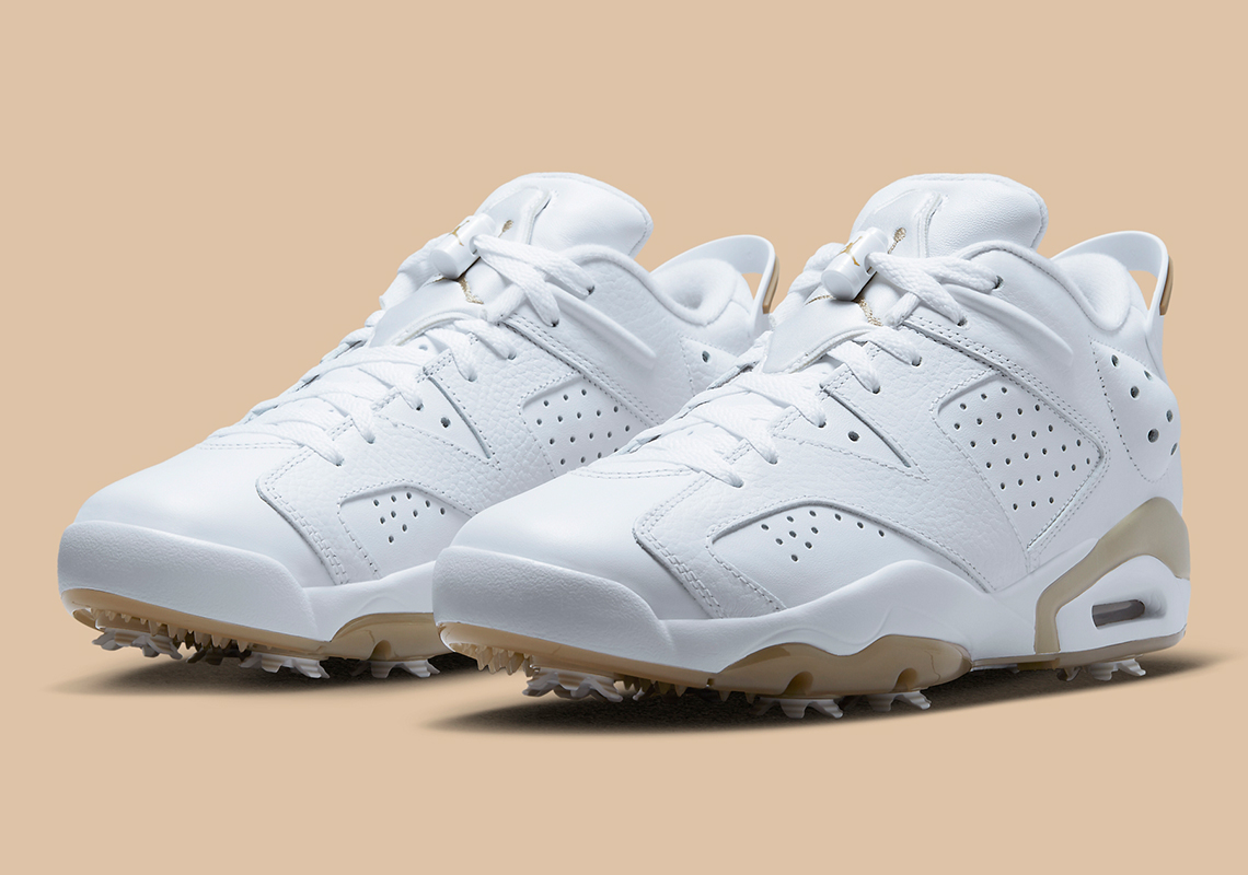 The Air Jordan 6 Low "White/Khaki" Adds Golf-Ready Tooling