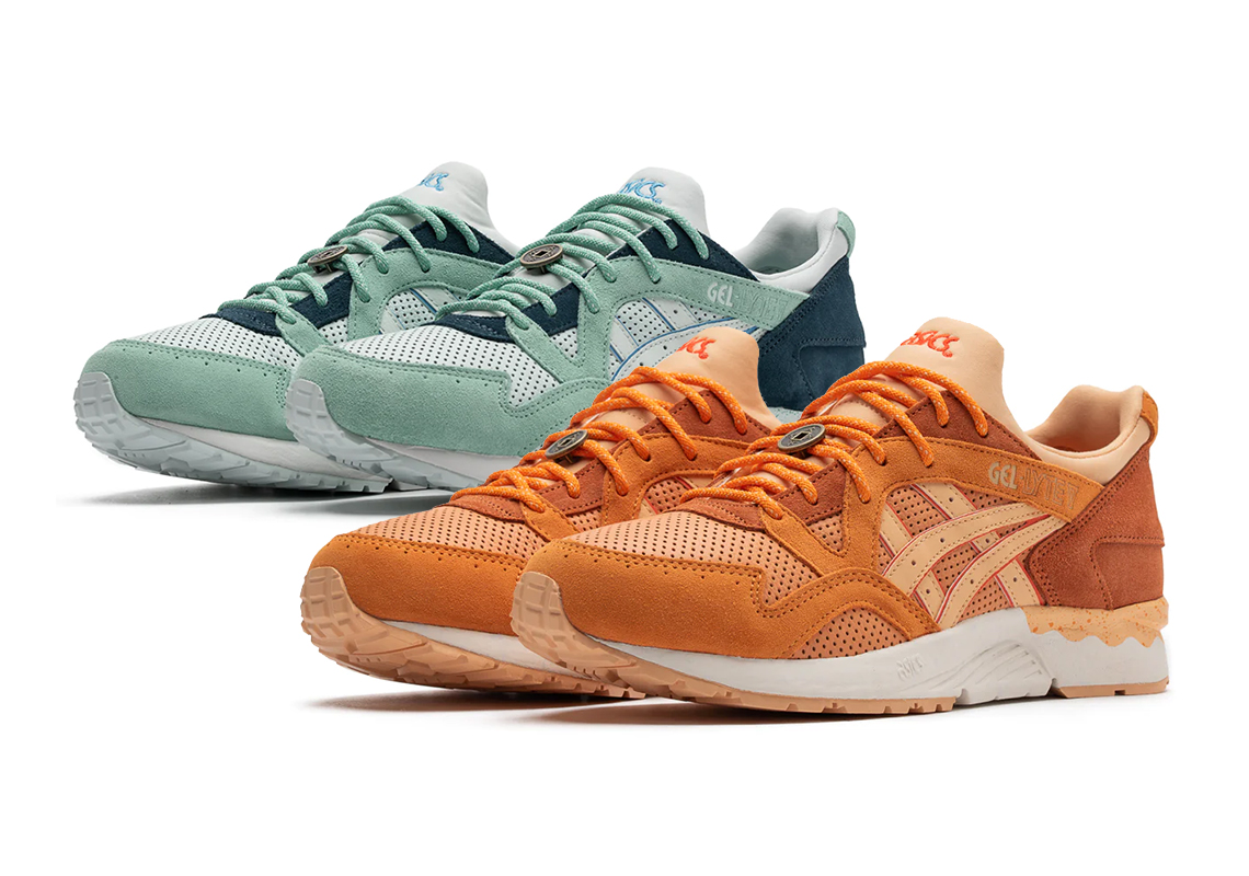 "Seafoam" And "Bengal Orange" Render An Opposing ASICS Gel-Lyte V Pack