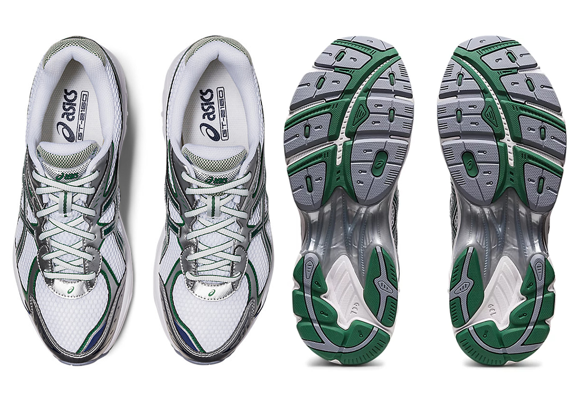 Asics Gt 2160 White Shamrock Green 1203a275 103 1