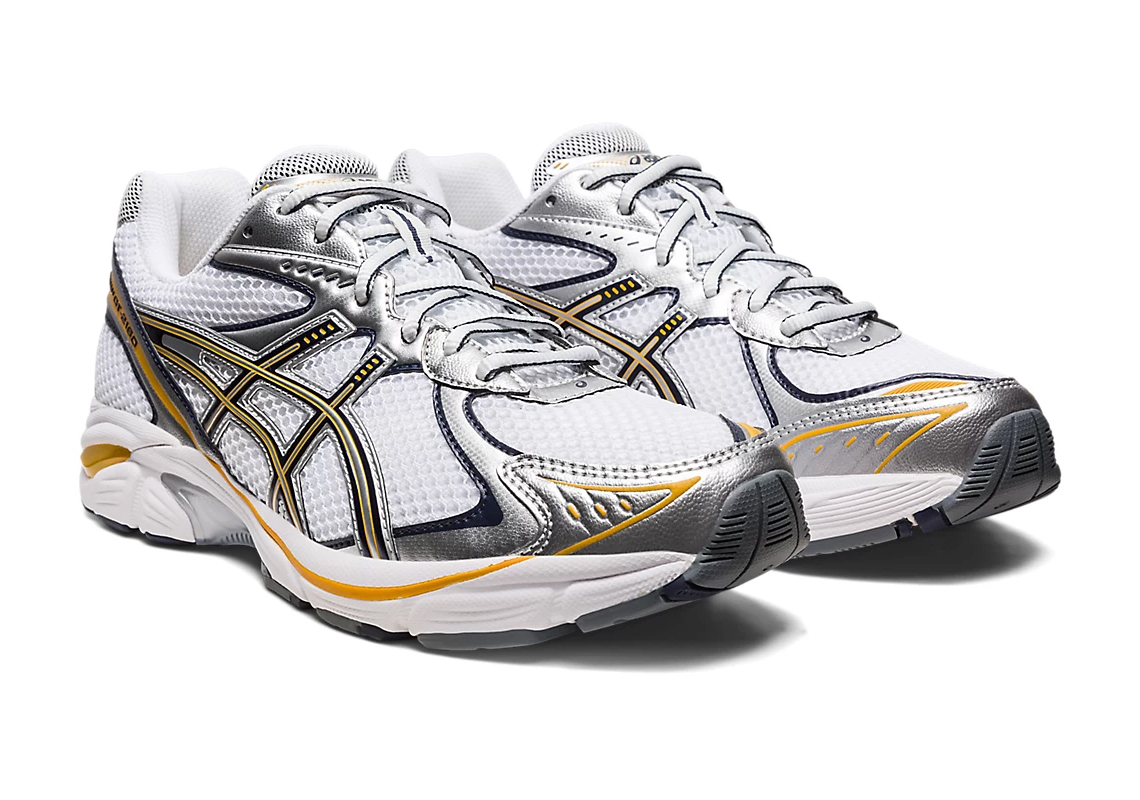 Asics Gt 2160 White Silver Yellow 1203a275 102 6