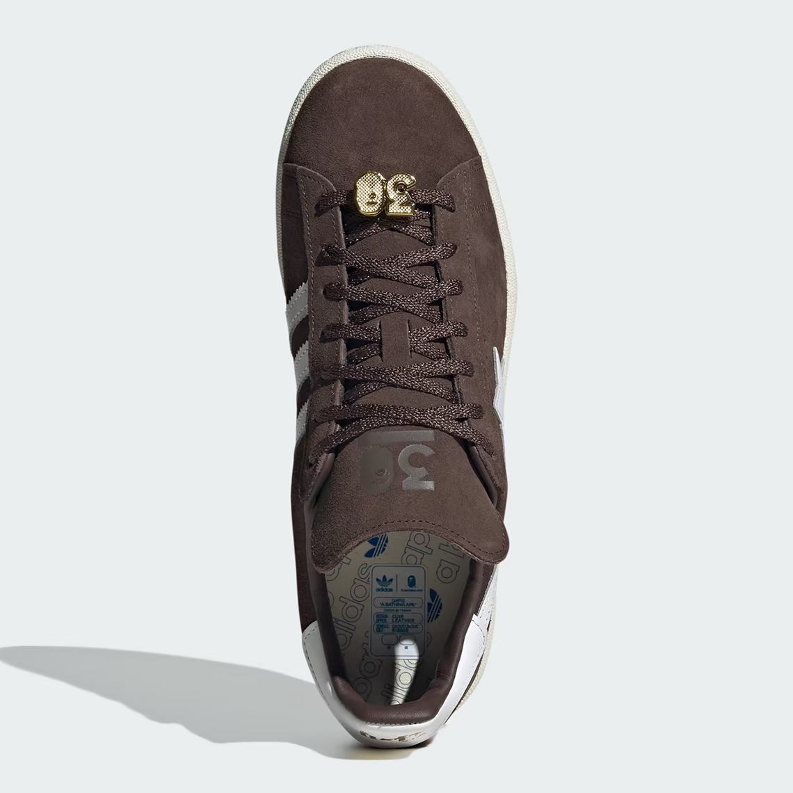 Bape Adidas Campus 80s Brown Cloud White Gold Metallic If3379 7 1