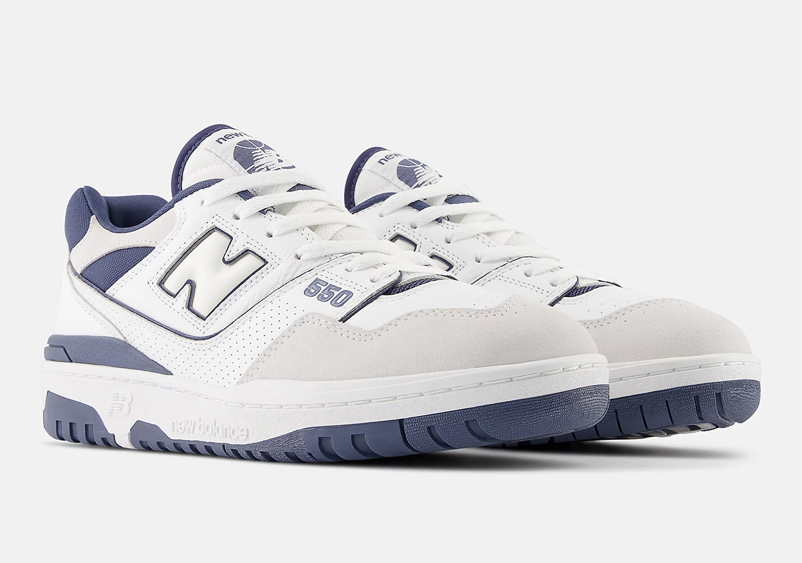 New Balance 550 White Vintage Indigo Bb550stg 3