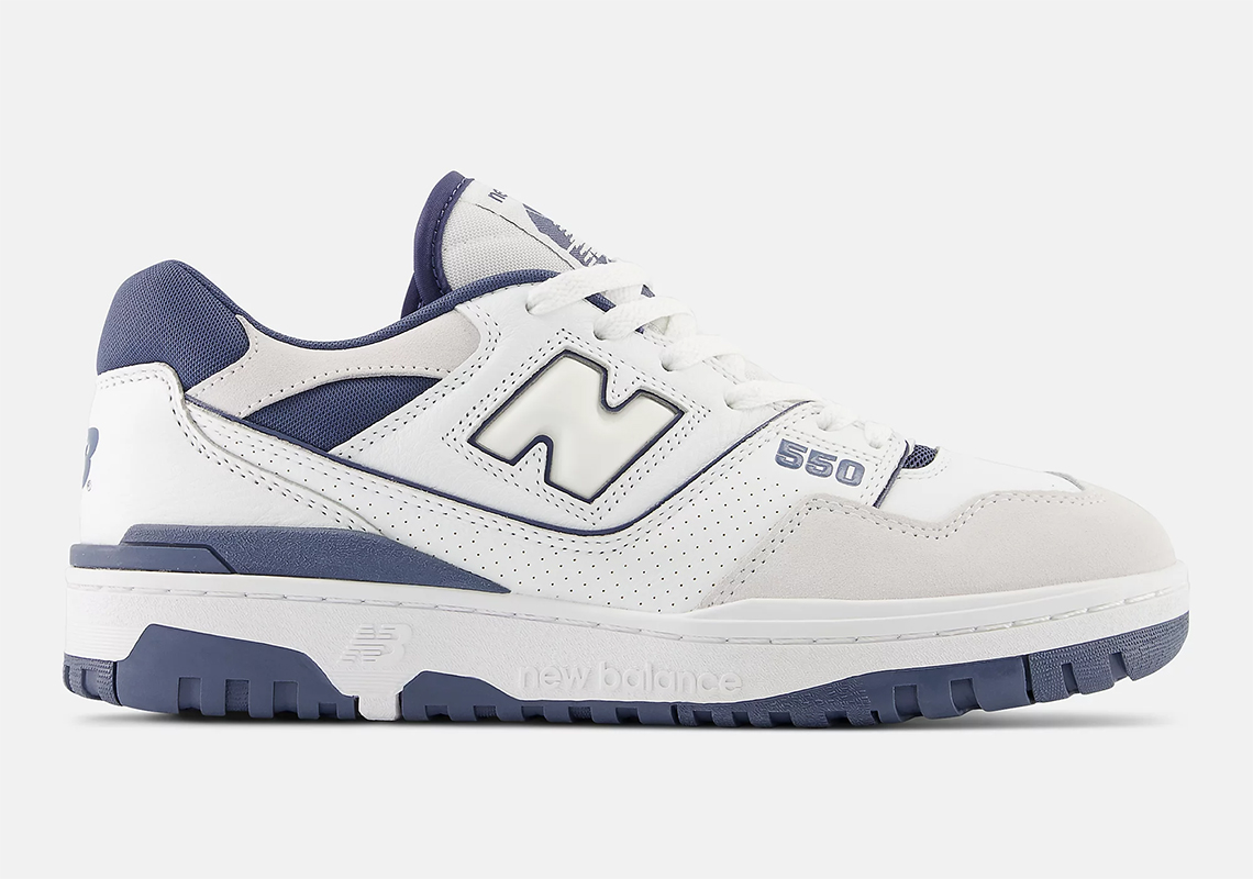 New Balance 550 White Vintage Indigo Bb550stg 6