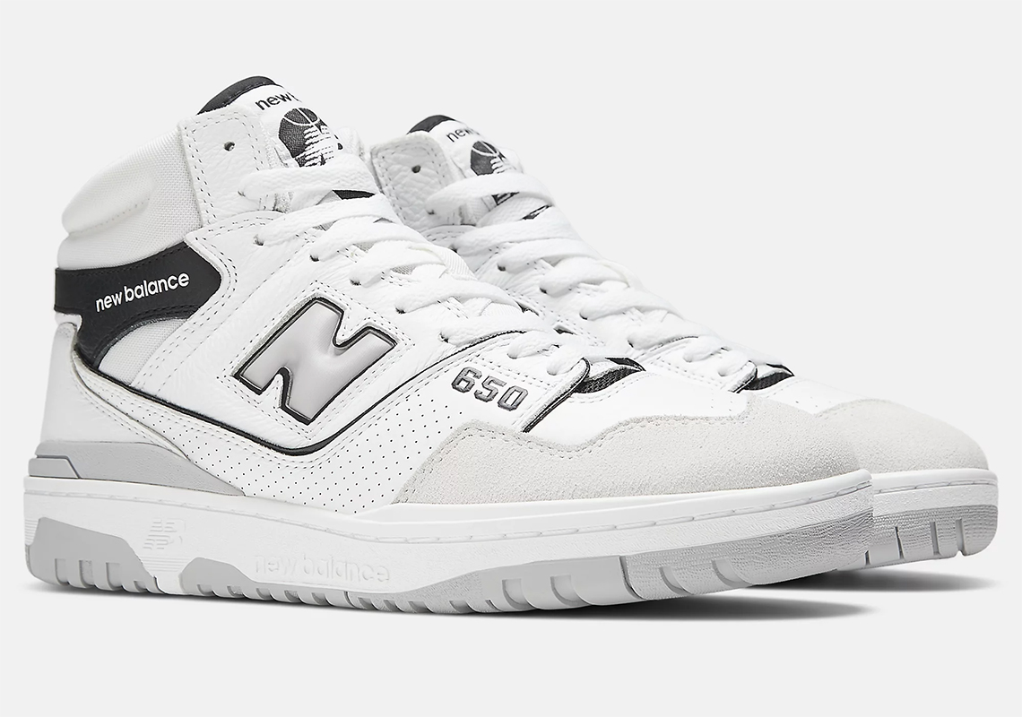 New Balance 650 White Black Angora Bb650rwh 2