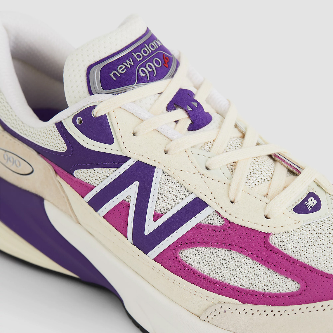 New Balance 990v6 Macadamia Nut Magenta Pop U990td6 2