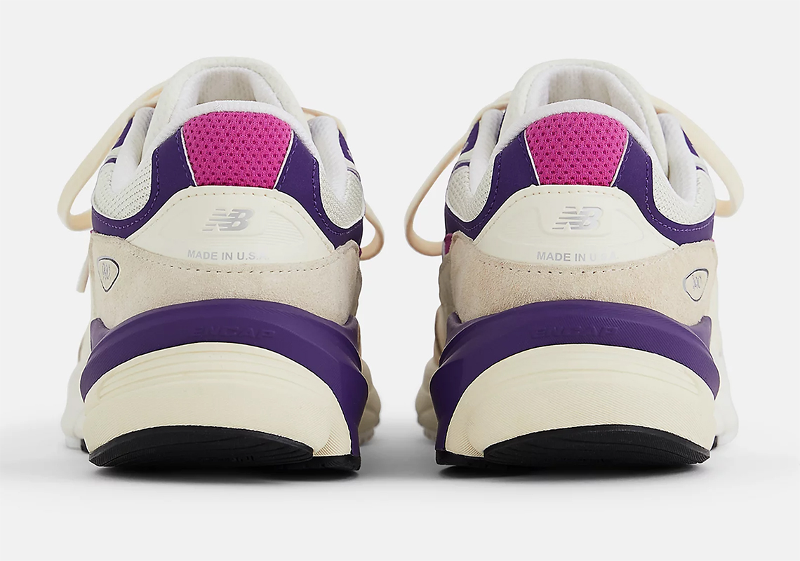 New Balance 990v6 Macadamia Nut Magenta Pop U990td6 5