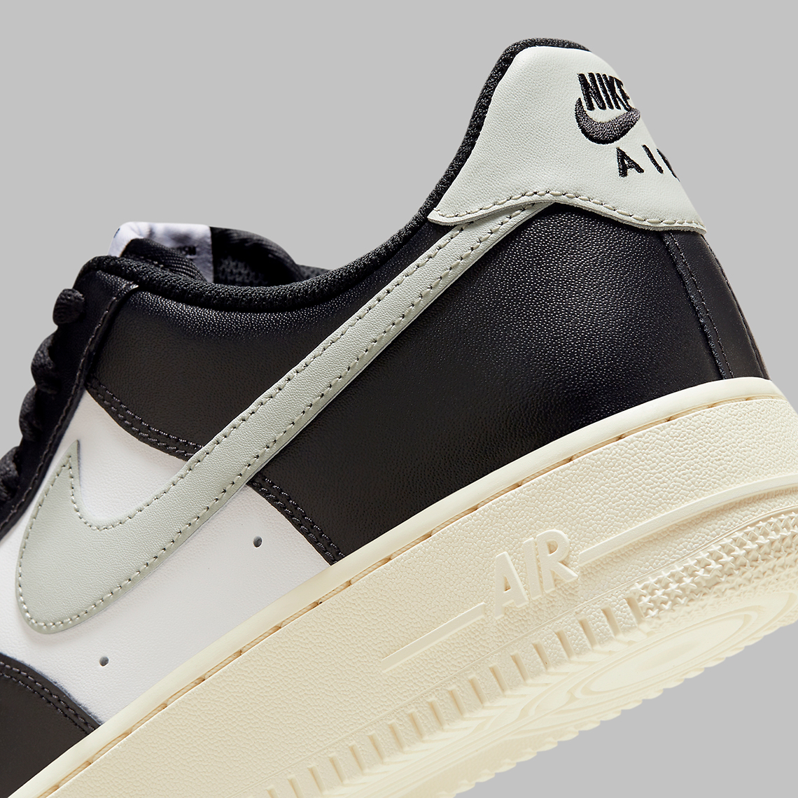 Nike Air Force 1 Low Black Grey Sail 6
