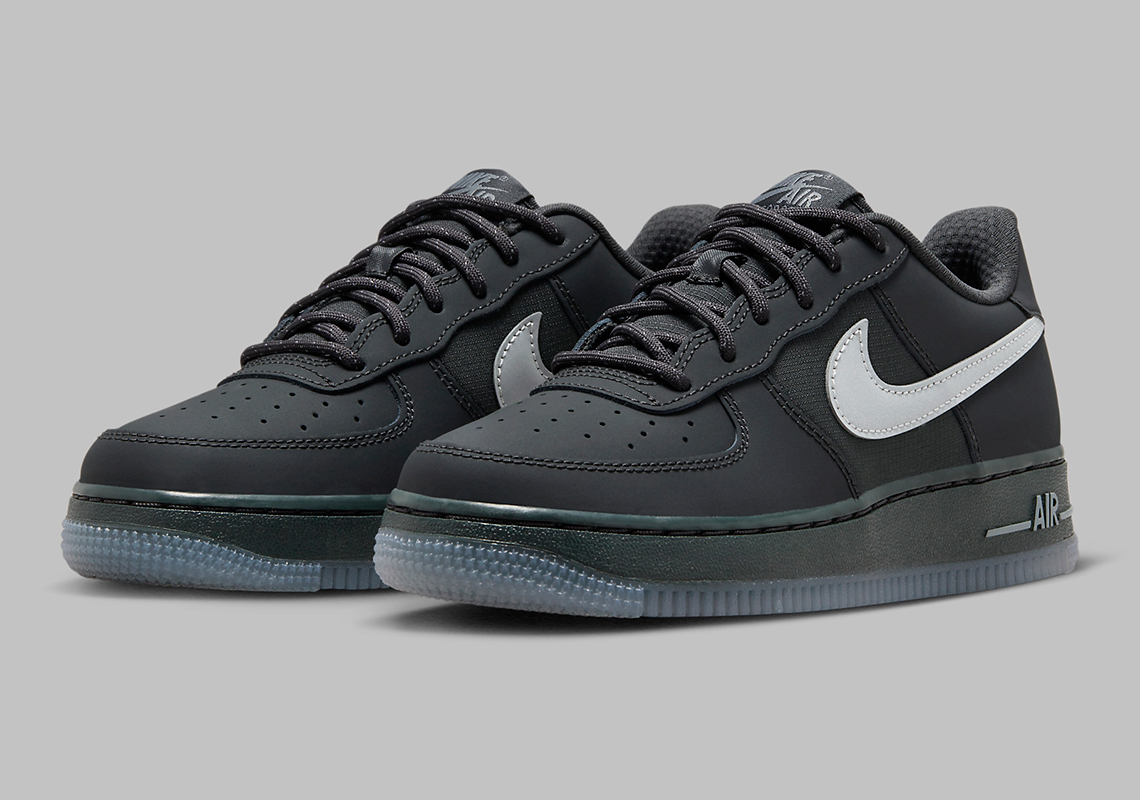 Nike Air Force 1 Low Gs Reflective Swoosh Fv3980 001 8