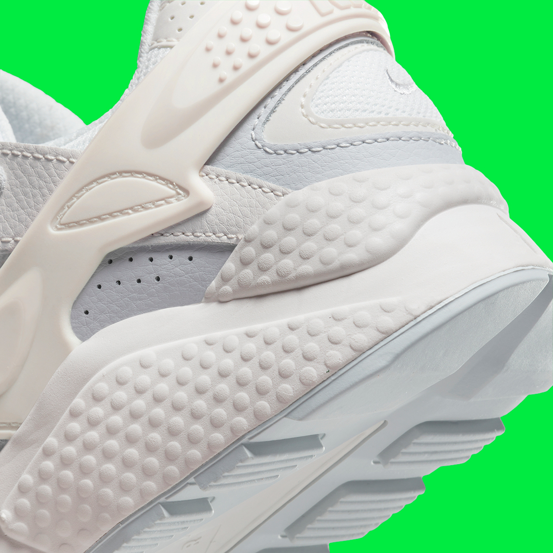 Nike Air Huarache Runner White Pure Platinum Dz3306 100 3