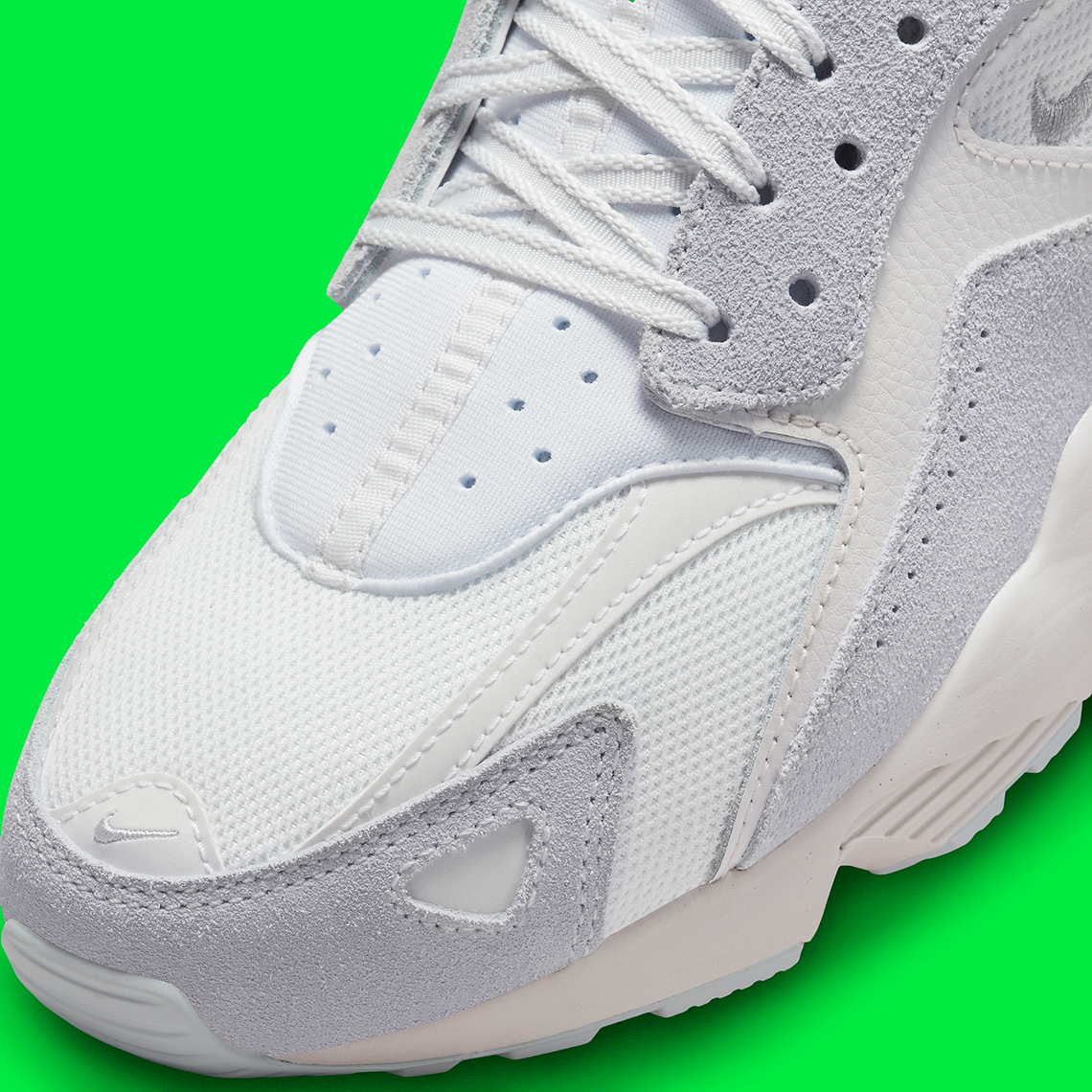 Nike Air Huarache Runner White Pure Platinum Dz3306 100 4