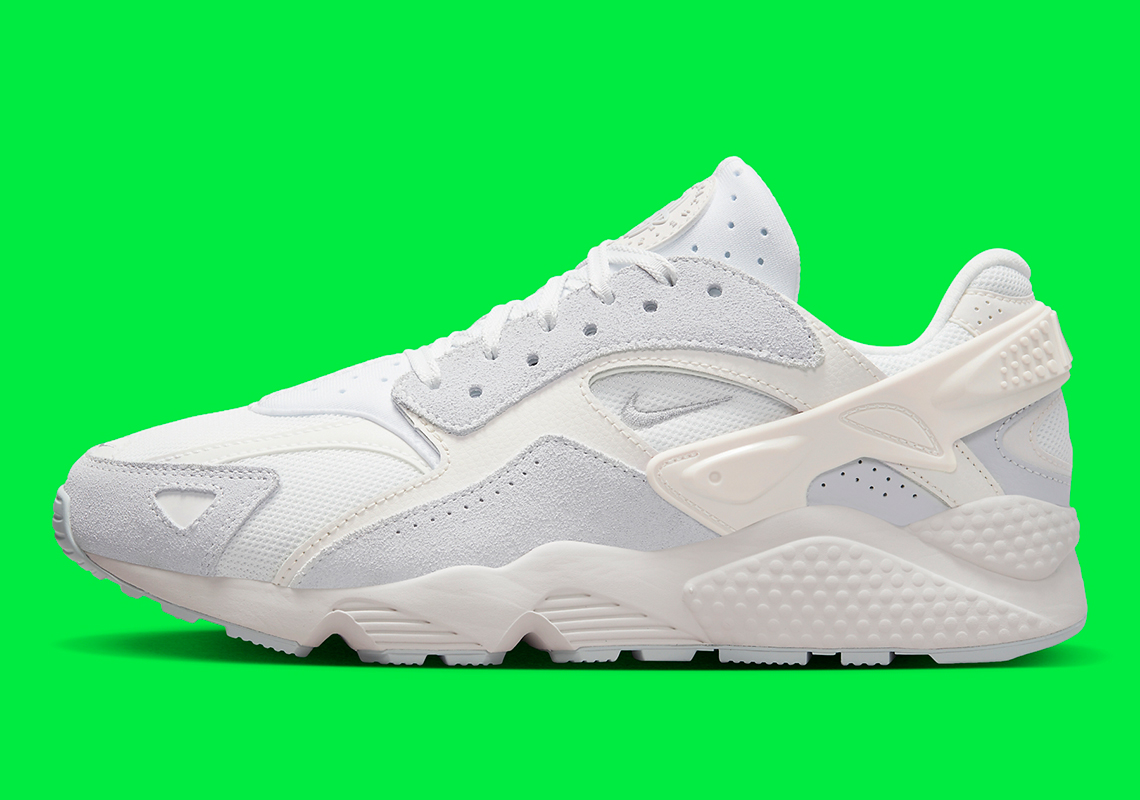 Nike Air Huarache Runner White Pure Platinum Dz3306 100 9