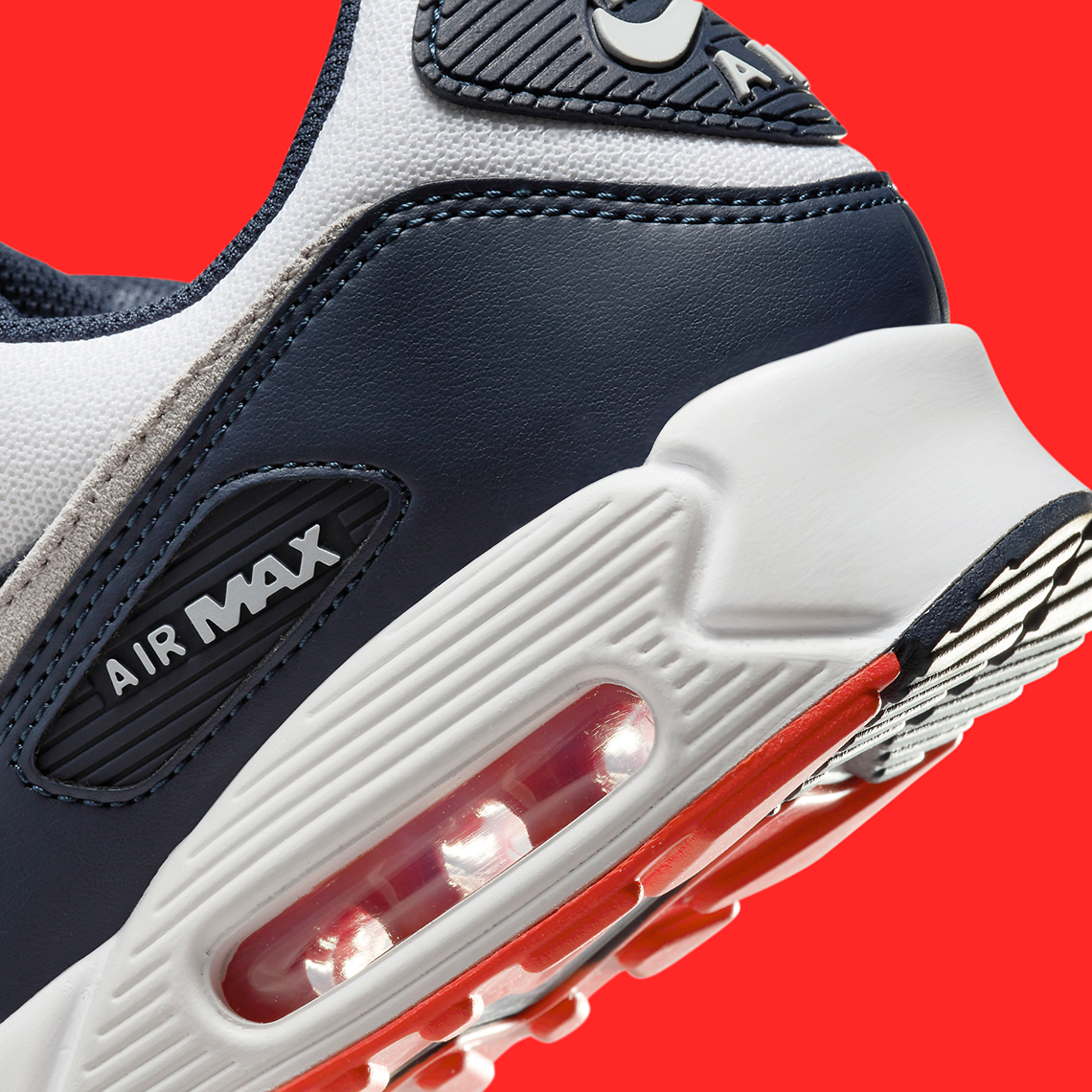 Nike Air Max 90 Navy Crimson Dm0029 400 3