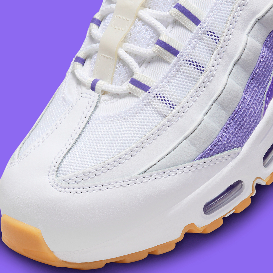 Nike Air Max 95 White Purple Gum Dm0011 101 5