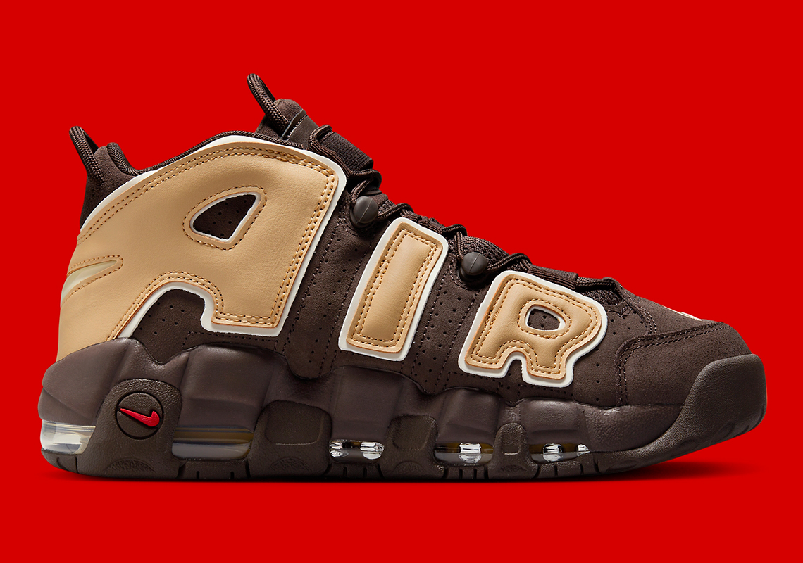 Nike Air More Uptempo Baroque Brown Sesame Pale Ivory Fb8883 200 1