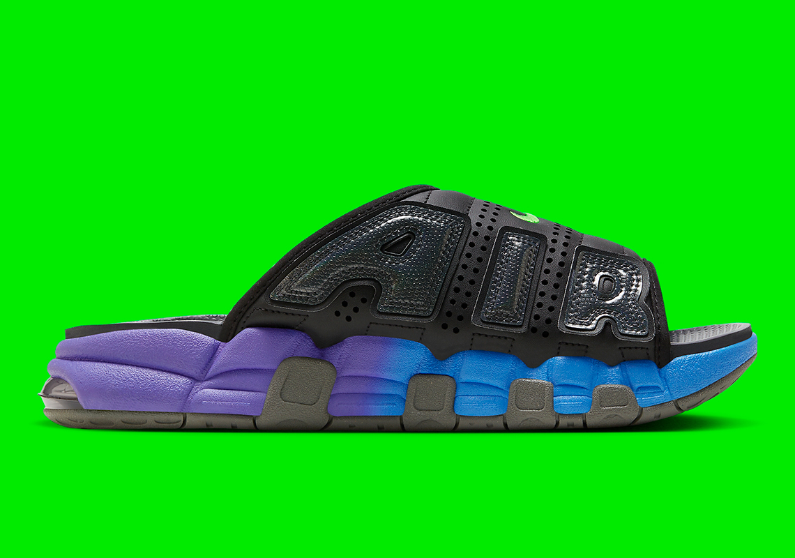 Nike Air More Uptempo Slide Black Purple Royal Fn8893 034 4