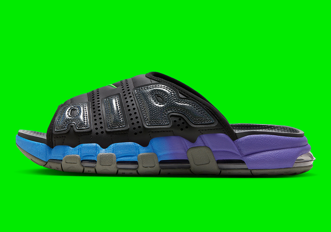 Nike Air More Uptempo Slide Black Purple Royal Fn8893 034 6