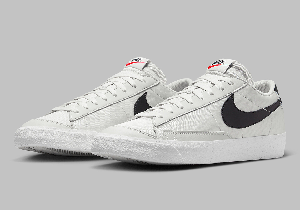 The Nike Blazer Low '77 Undergoes A Greyscale Canvas Update