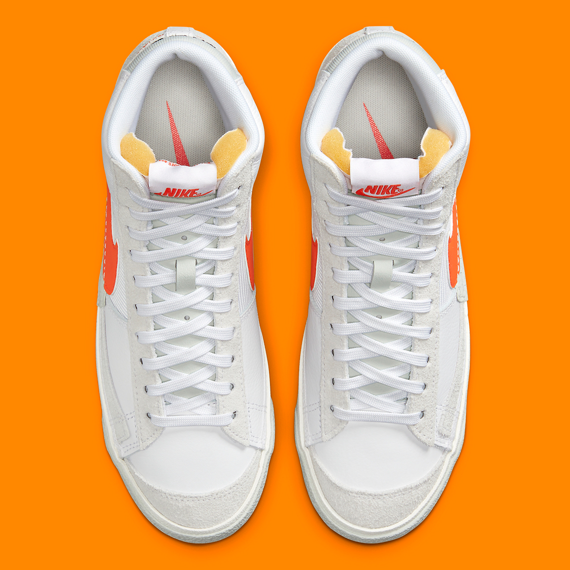 Nike Blazer Mid Pro Club White Orange Dq7673 103 1