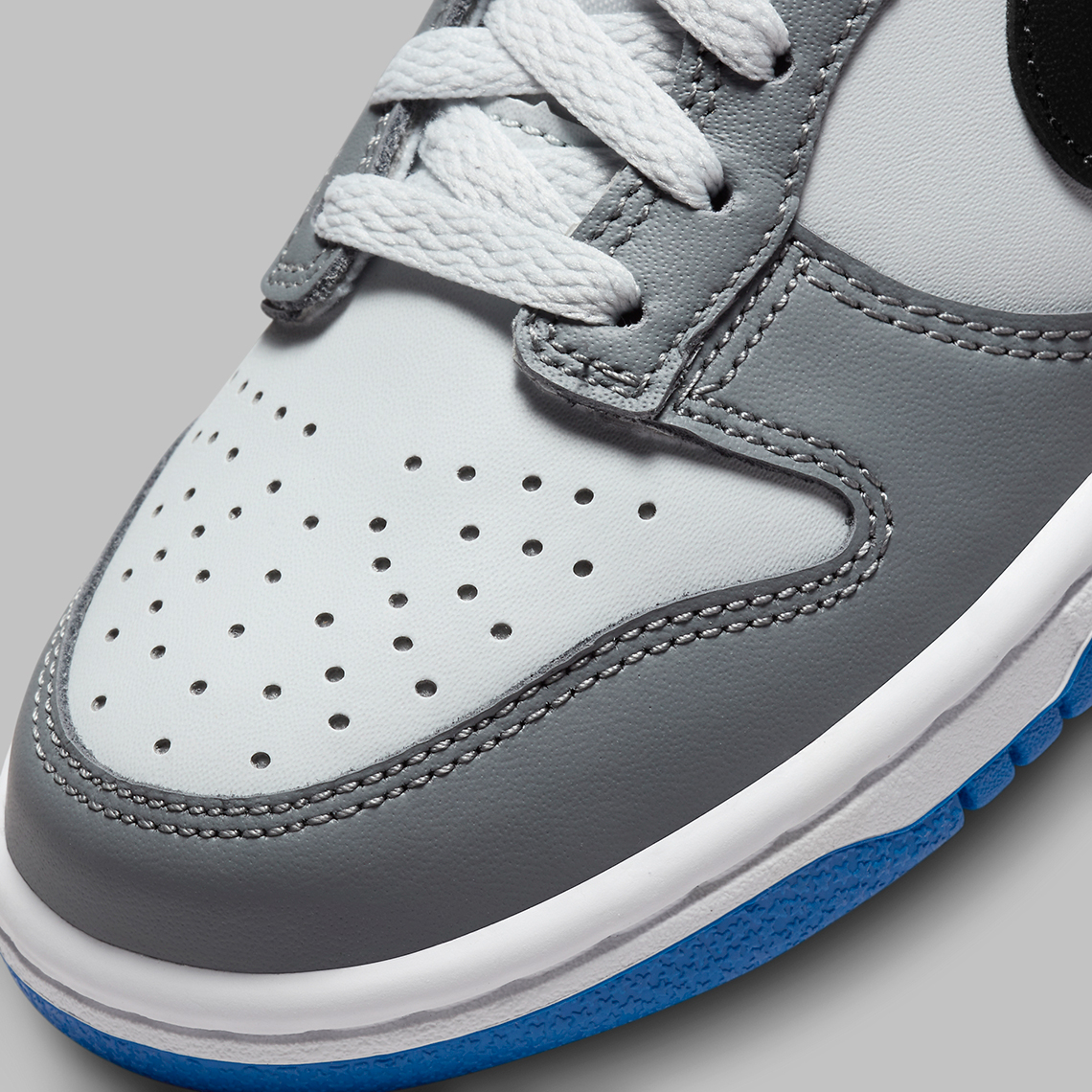 Nike Dunk Low Gs Grey Blue Black Fb9109 001 2