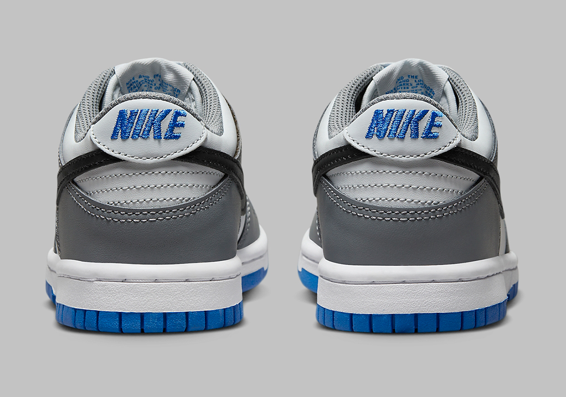 Nike Dunk Low Gs Grey Blue Black Fb9109 001 8