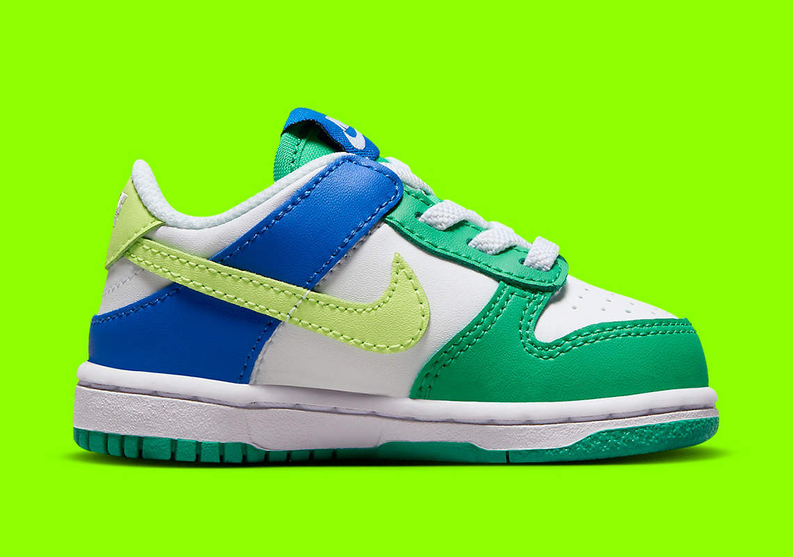 Nike Dunk Low Td Green Royal Volt Fv4501 100 6