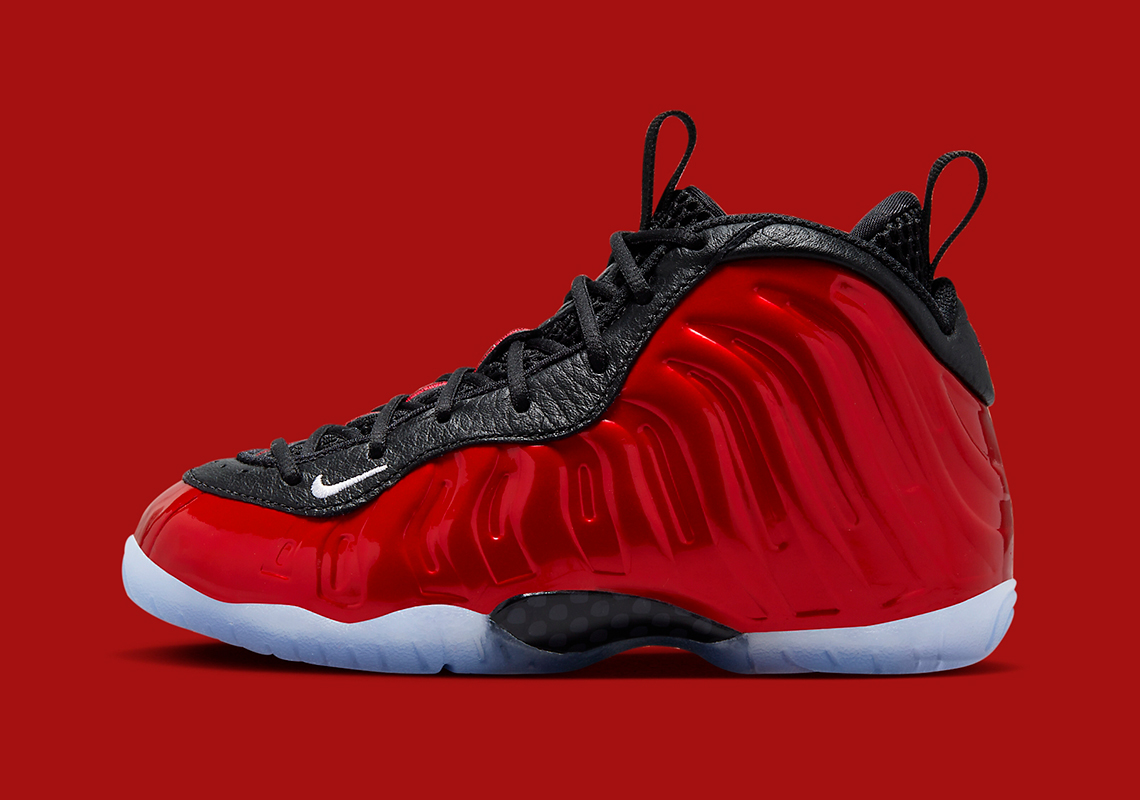 Nike Little Posite One Ps Metallic Red Fj1256 600 3