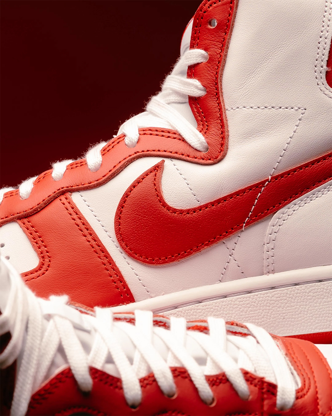 Nike Terminator High White University Red Fj4454 100 Store List 3