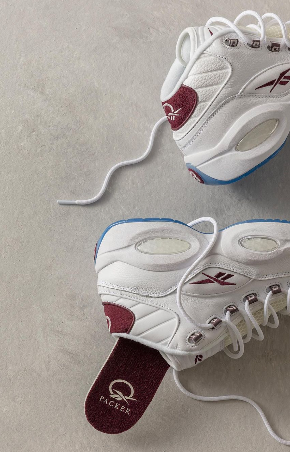 Packer Reebok Question White Burgundy Release Date 2