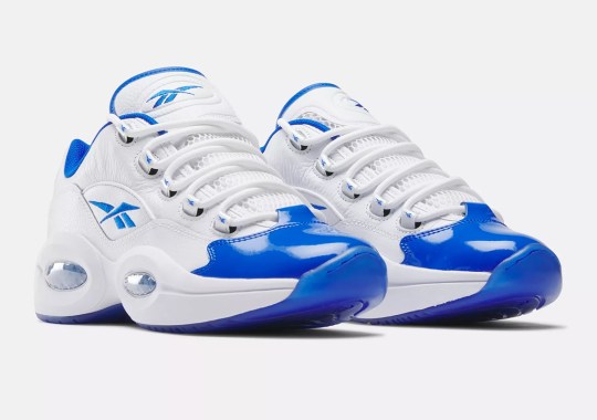 The OG Reebok Question Low “Blue Toe” Receives An “Electric Cobalt” Update