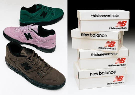 thisisneverthat Debuts Three Collaborative New Balance 550s At PaperBoy Paris